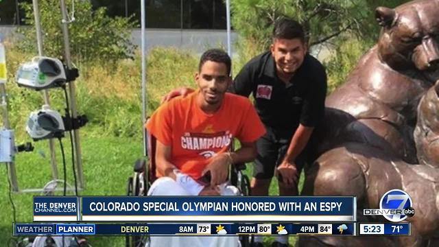 Special Olympics Colorado athlete awarded honorary ESPY for courage