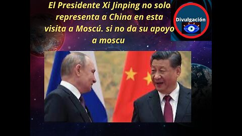 Xi Jinping no solo representa a China en esta visita a Moscú. si no da su apoyo a moscu