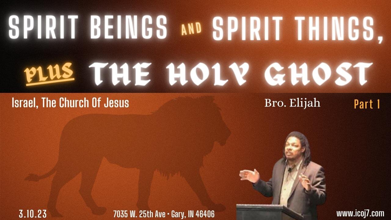 SPIRIT BEINGS AND SPIRIT THINGS, PLUS THE HOLY GHOST