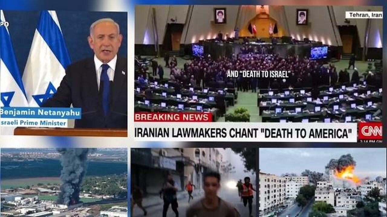 AS NETANYAHU PROMISES FULL FORCE IDF RETALIATION, IRAN PARLIAMENT CHANTS "DEATH TO AMERICA & ISRAEL