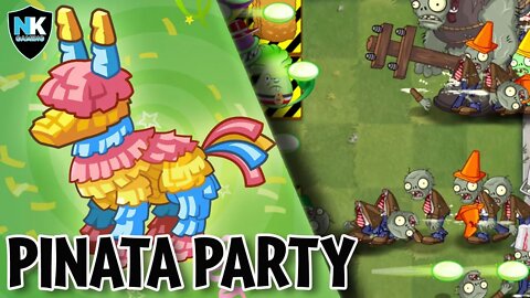 PvZ 2 - Pinata Party - May 26, 2022 - Level 1 Plants vs. Max Level