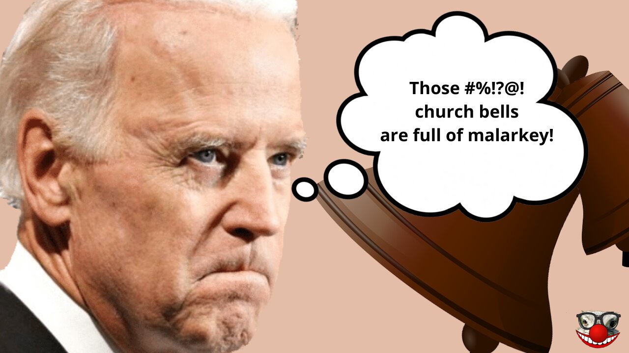 Sleepy Joe Loses His Train of Thought When CHURCH BELLS Start Ringing!