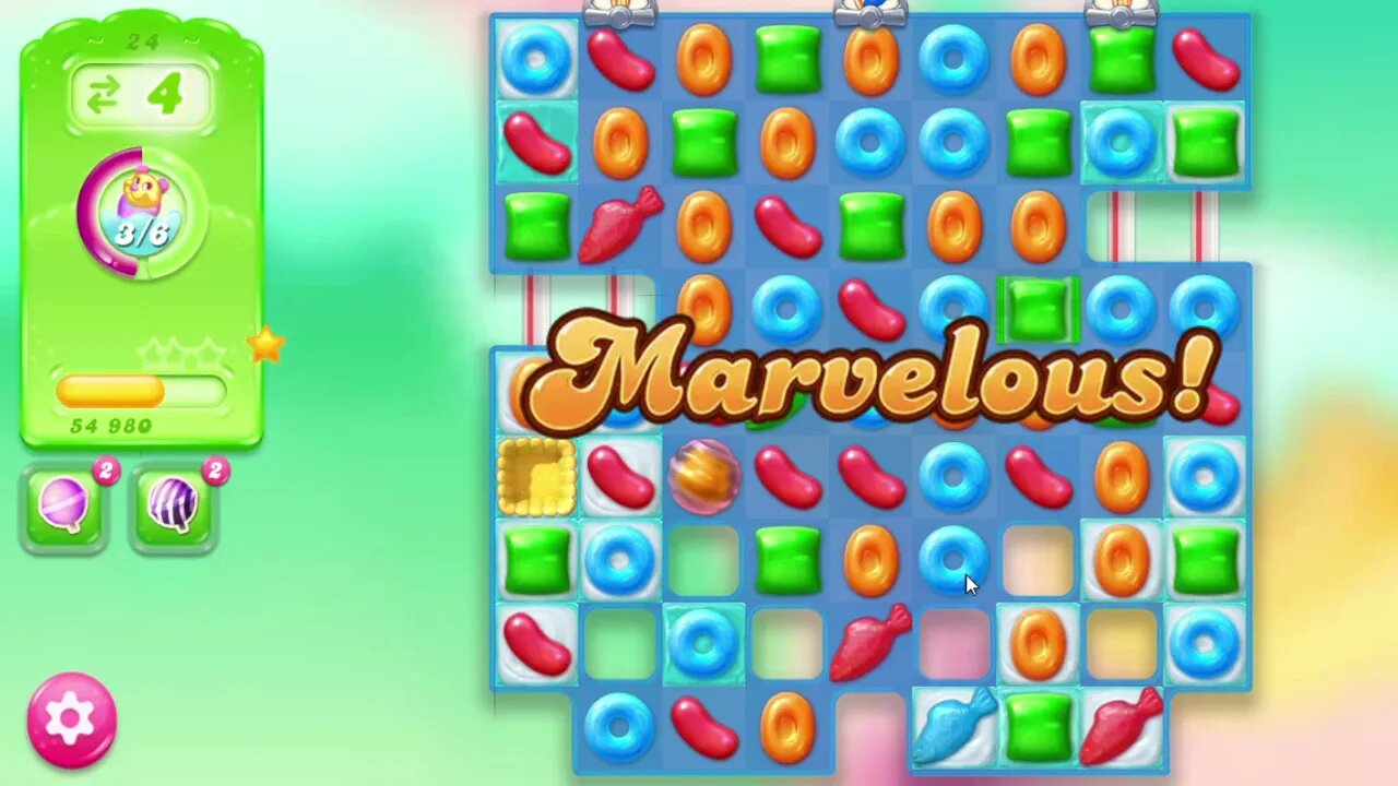 Candy Crush Jelly Saga Level 24