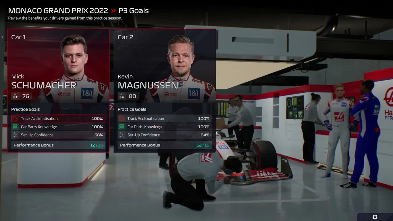 F1 Manager 2022 Season 1 Team Haas Race 7