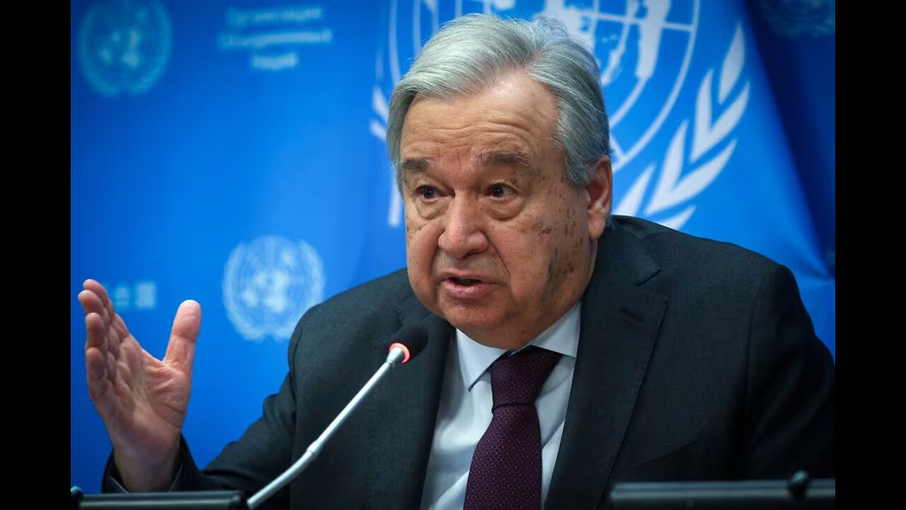 UN Secretary General Antonio Guterres Condemns Israeli Airstrikes in Syria