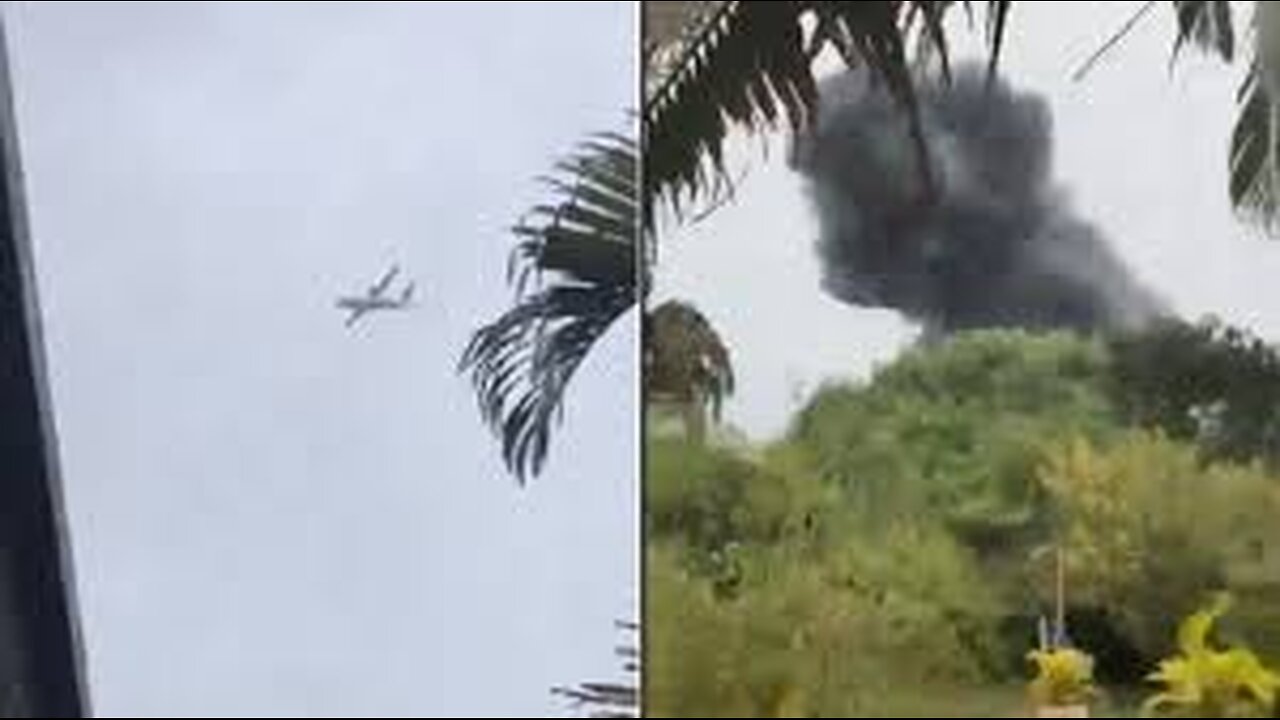 São Paulo Brazil - Airliner falls from the sky ✈️👩🏿‍✈️🔥🧑🏾‍✈️🔥👨🏿‍✈️💺