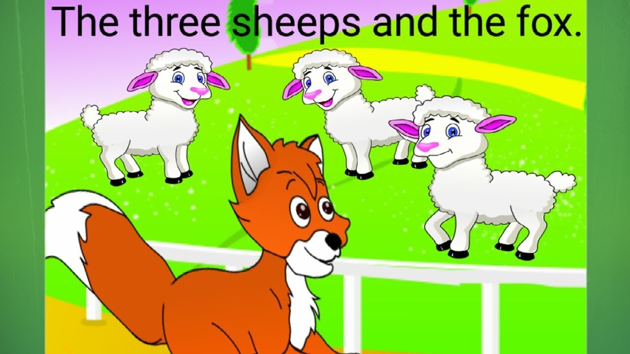 The Three Sheeps and The Fox | Bedtime Story | Moral Story