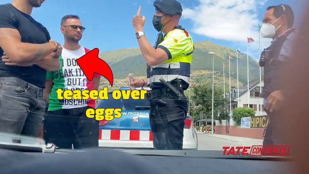 Andrew Tate signs agreement with police about eggs