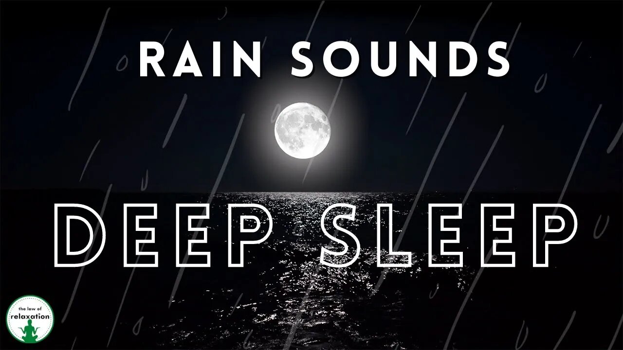 Rain Sounds for Deep Sleep | Dark Screen | Fall asleep in minutes