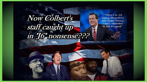 WN...COLBERT'S CREW CRASH THE "J6"...