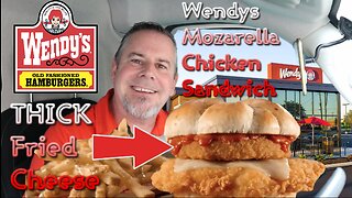 Wendys NEW Italian Mozzarella Chicken Sandwich Review