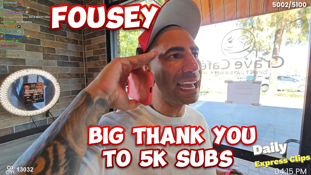 Fousey Big Thank You To 5K Subs