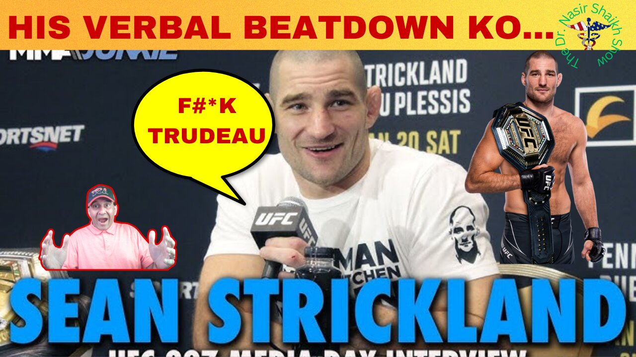 Sean Strickland Verbal Beatdown: Obliterates Leftist Canadian Reporter