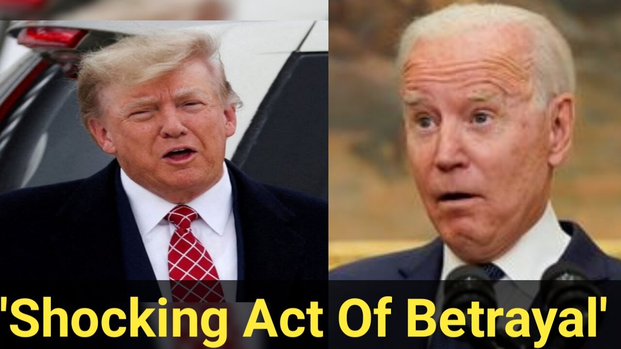 Trump Accuses Biden Of 'Shocking Act Of Betrayal' Towards Veterans