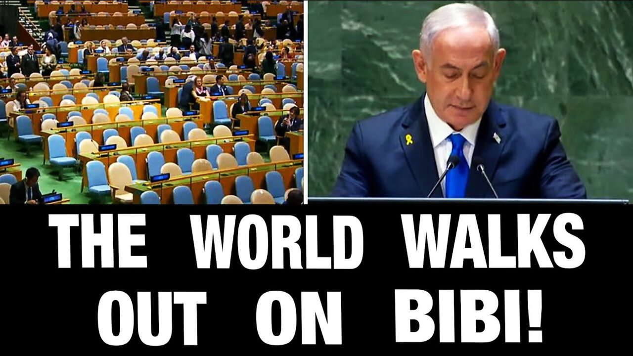 MASS Walkout Before Netanyahu’s UN Speech