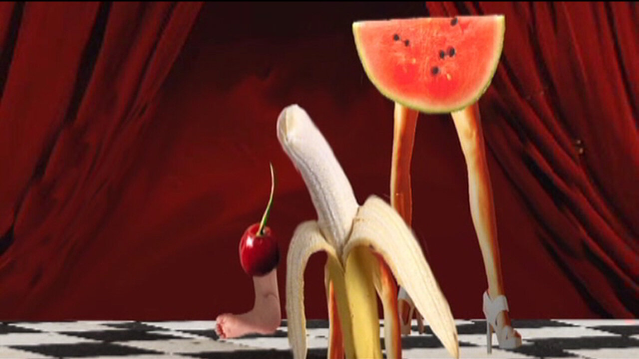 Strange Dancing Fruit - Betty Watermelon in her first short