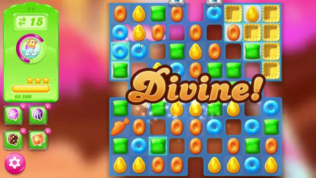 Candy Crush Jelly Saga Level 77