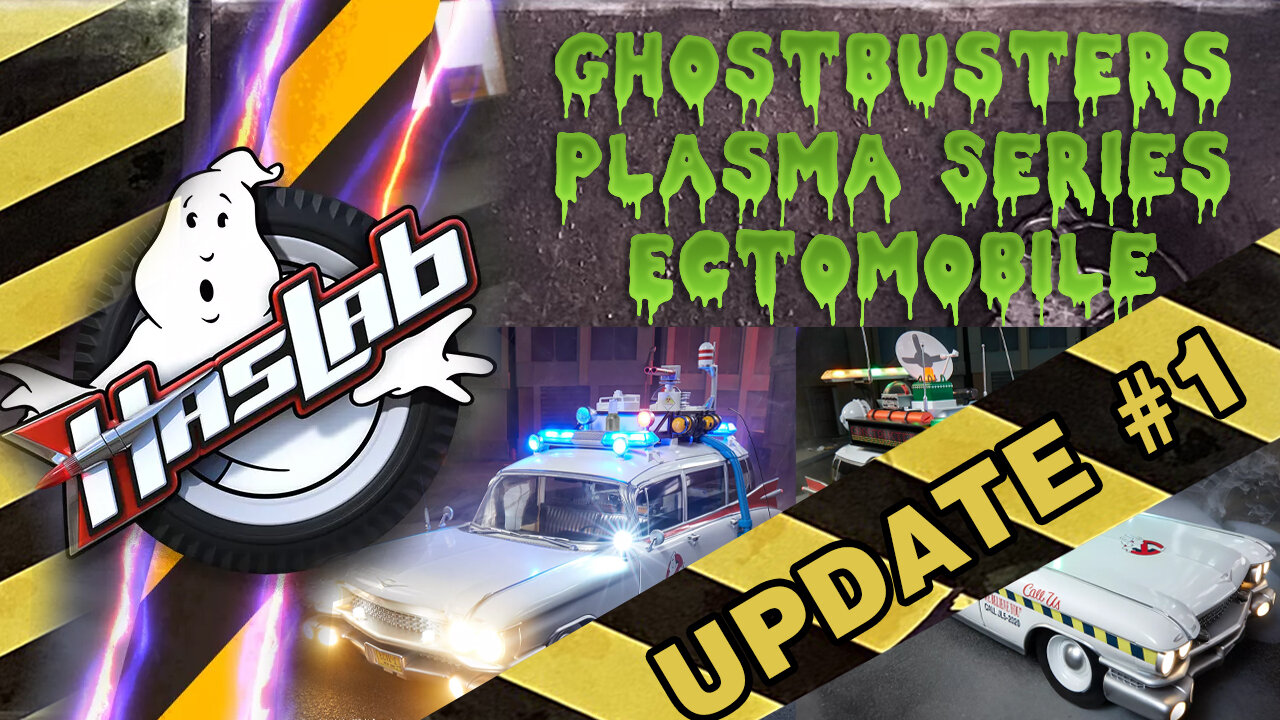 Ghostbusters 6 Inch Scale Ecto-1 & 1A Haslab 1st Update