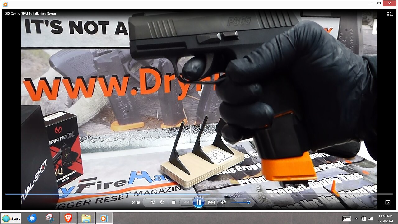 HOW TO INSTALL THE DRYFIREMAG FOR SIG