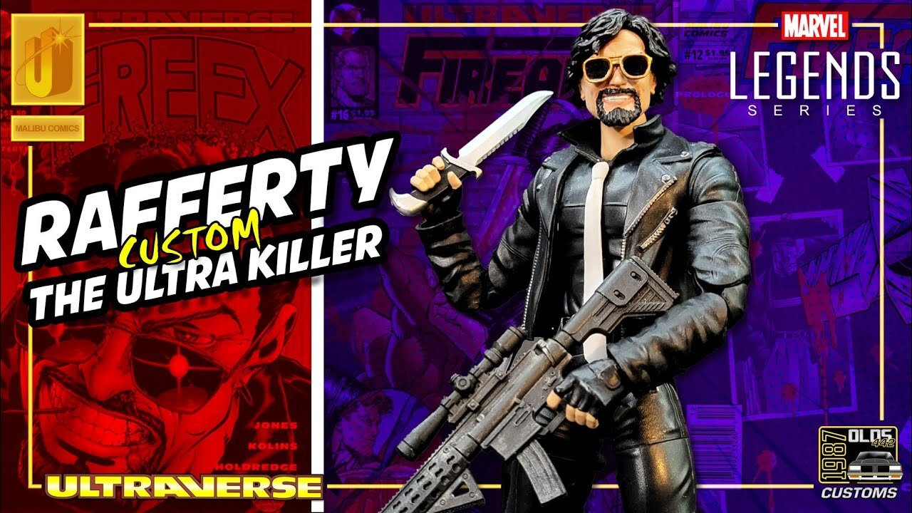 Custom Marvel Legends Ultraverse Rafferty "The Ultra Killer" | Action Figure Review | Showcase