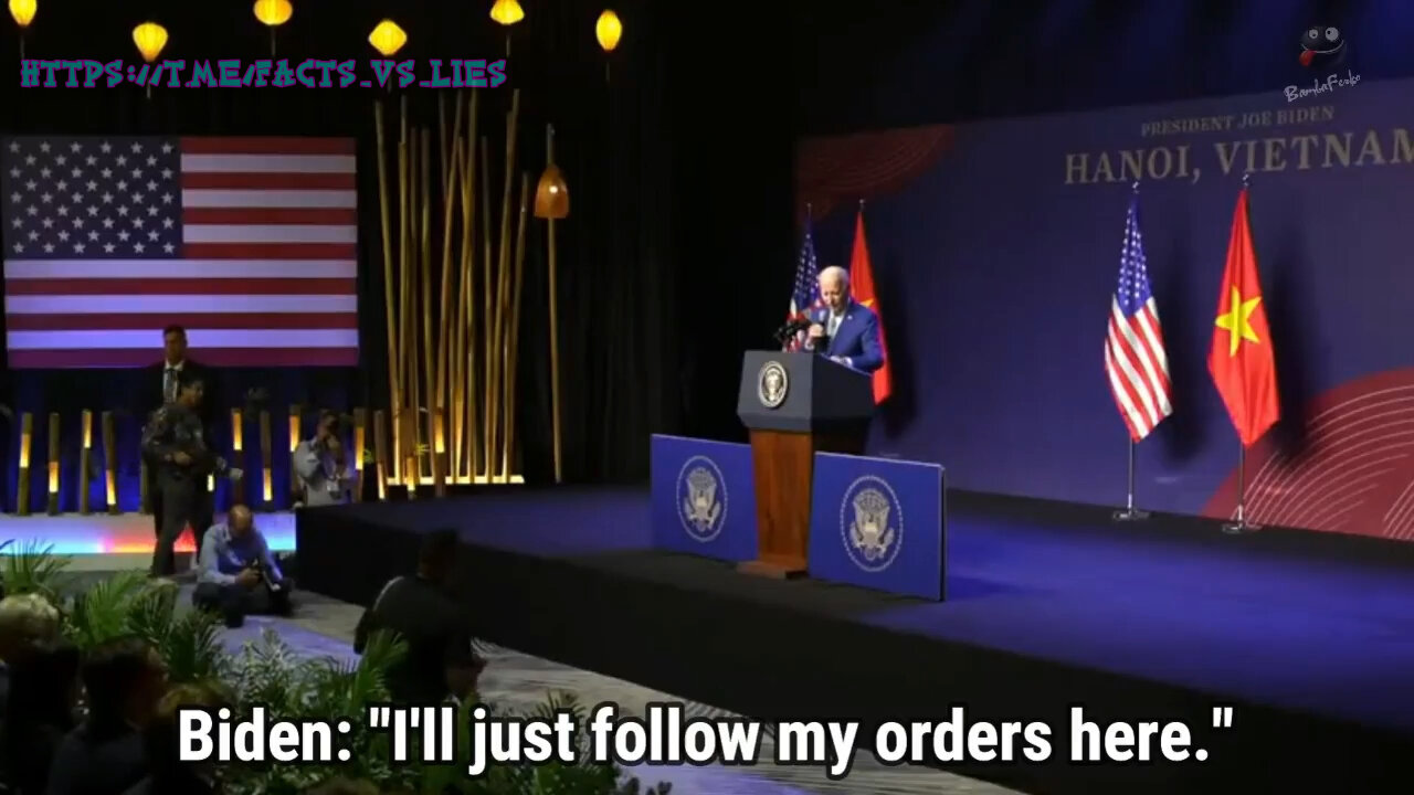 Biden just following his Orders...