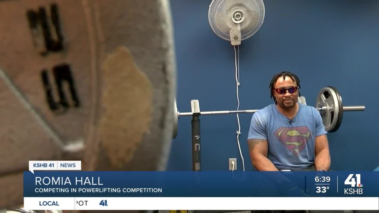 Blind powerlifter hopes to prove he has no limits