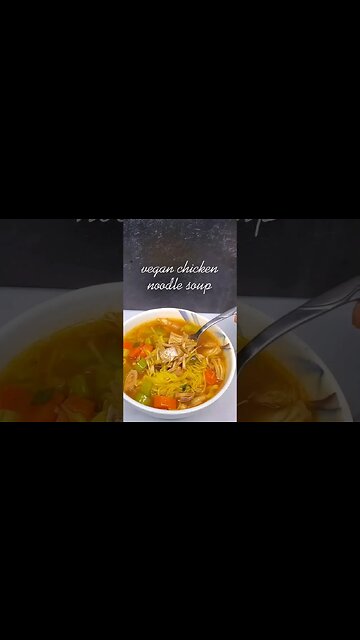 vegan chicken noodle soup
