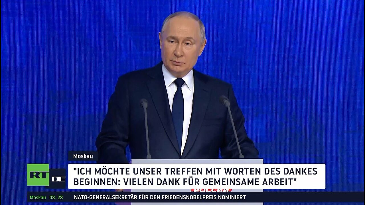 Sechs Wochen vor Präsidentschaftswahlen in Russland: Putin offiziell als Kandidat im Rennen