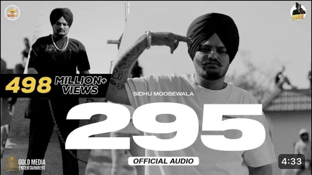 295 (official audio) sidhu moose wala / the kidd / mooetape