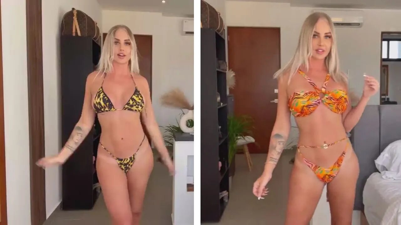 🔥CHILL VLOG DAY- TRYING ON NEW BIKIN🔥