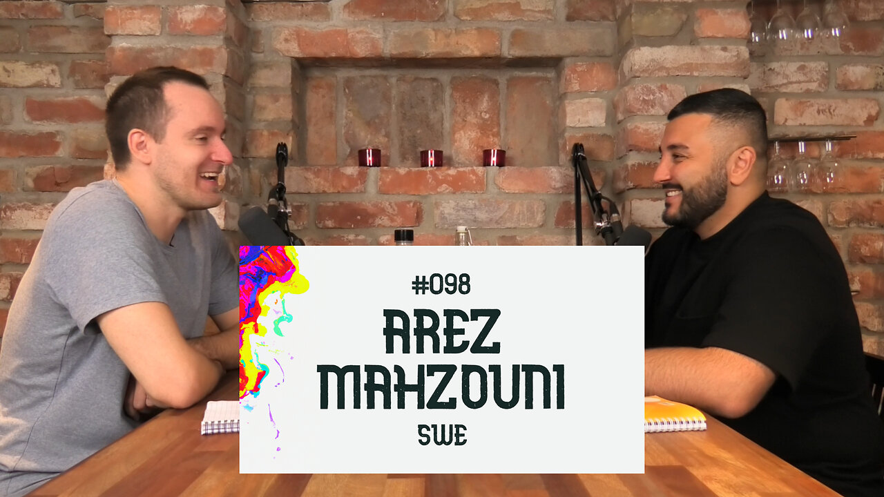 #098 | Arez Mahzouni | SWE – moralism, återförenade tvillingar, filosofi, veganism och mycket mer