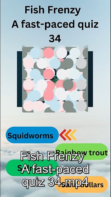 Fish Frenzy A fast paced quiz 34 #shorts