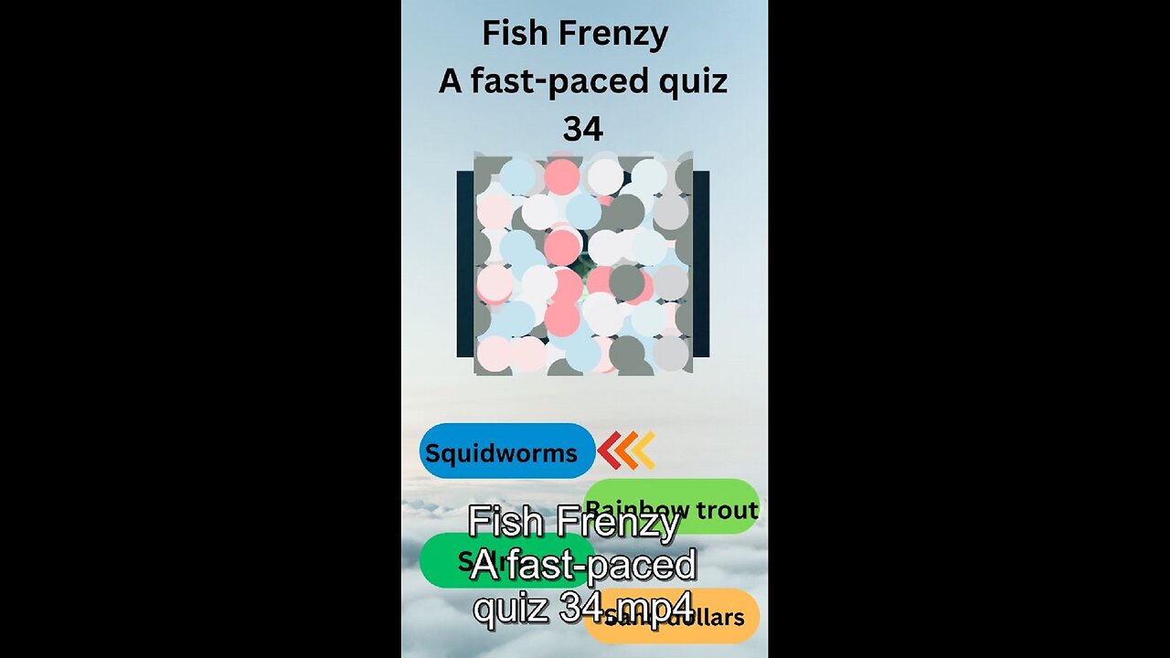 Fish Frenzy A fast paced quiz 34 #shorts