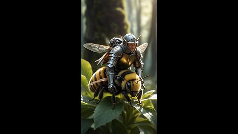 Epic Micro Worlds: Knight Riding a Bee 🐝