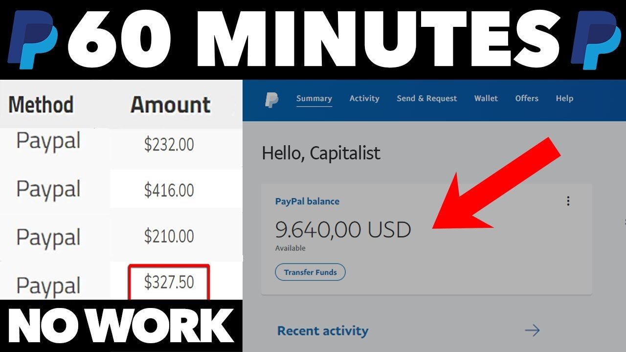 Earn $977.50 FREE PayPal Money FAST in 1 Hour - For Beginners!