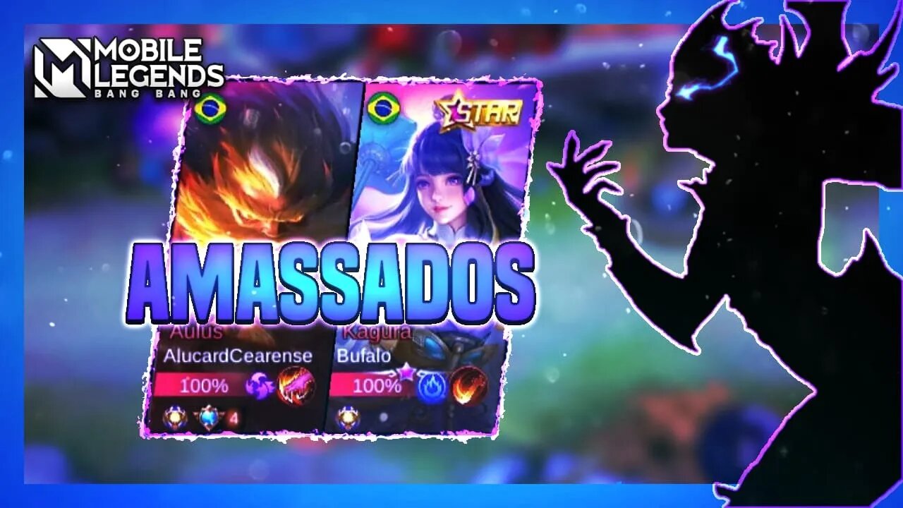 CAÍ CONTRA O BÚFALO E O TOP 4 BR AULUS FORAM AMASSADOS? | Mobile Legends