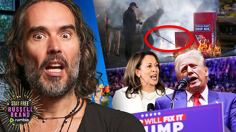 OCTOBER SURPRISE?! Election INTERFERENCE as Ballot Drop Boxes Are SET ON FIRE in Swing States. + The Importance of Being Able to Laugh at Ourselves (AND EVEN EACH OTHER!!) | Russell Brand