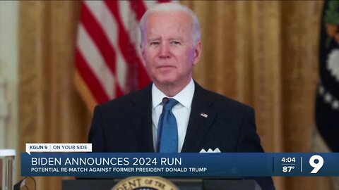 President Biden will seek second term