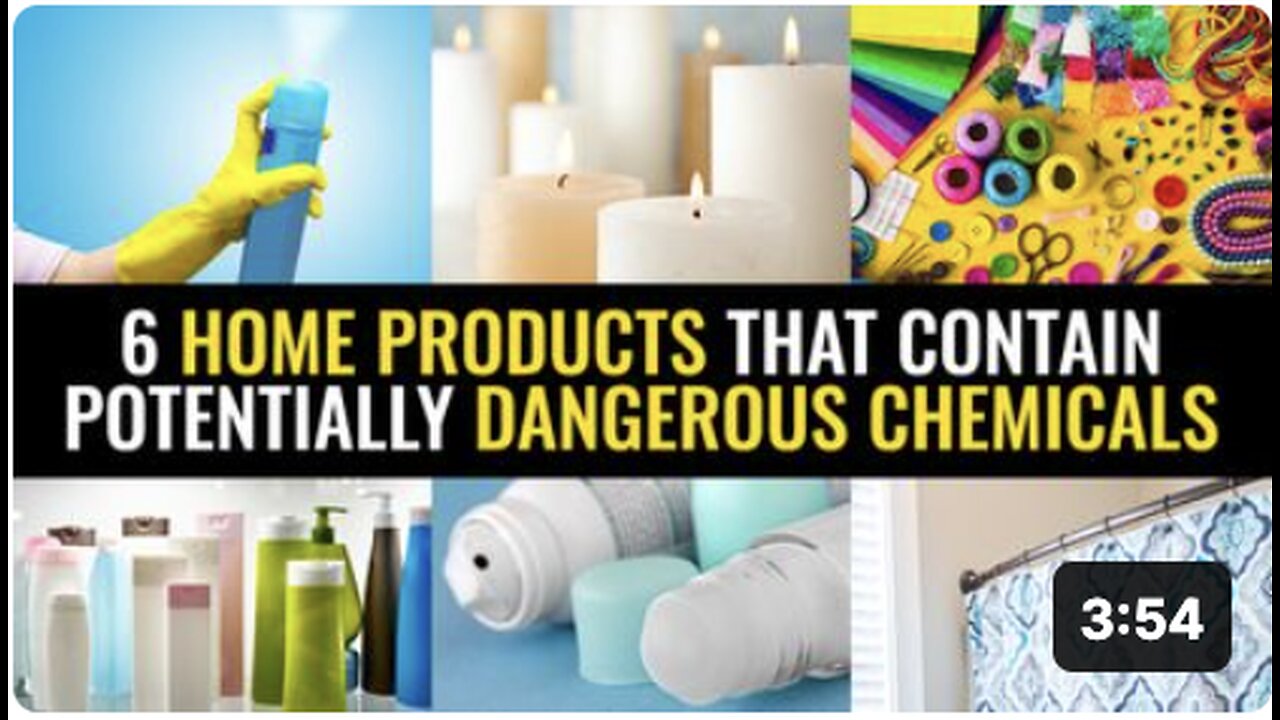 6 Home products that contain potentially dangerous chemicals