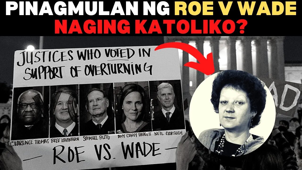 💥Babaeng may Dahilan kung bakit naging LEGAL ang ABORTION sa Amerika naging Katoliko?