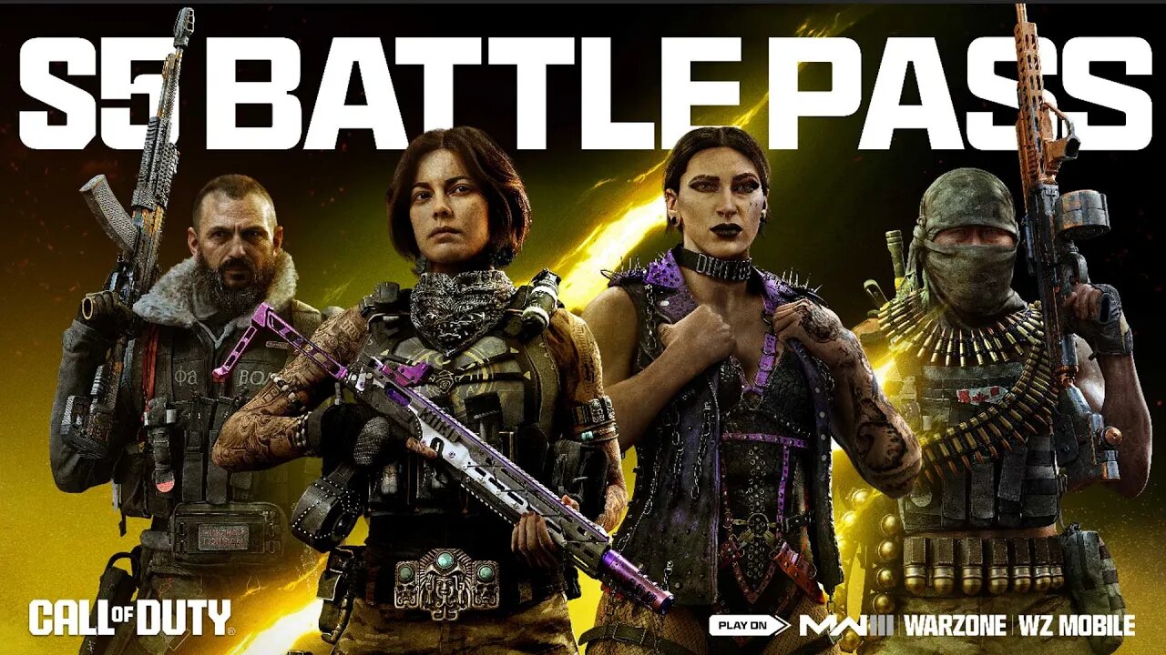 MW3 S5 Battle Pass: All Operators, Weapons, and Blueprints Revealed