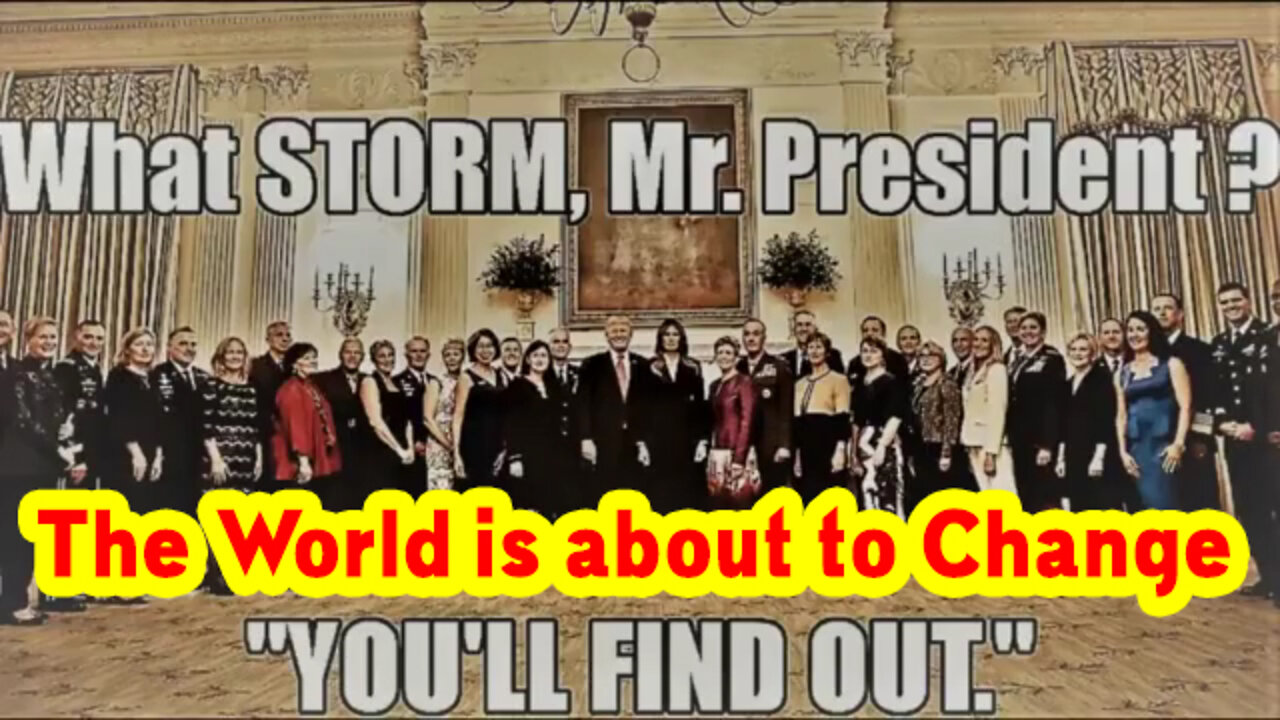 QAnon ~ Pres Trump - White Hats Intel ~ The World is about to Change!