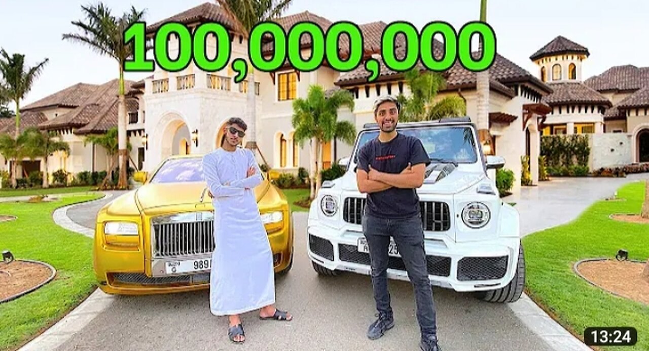 Meet Dubai's RICHEST Kid , $100 Million Mansion Tour (18 years old)