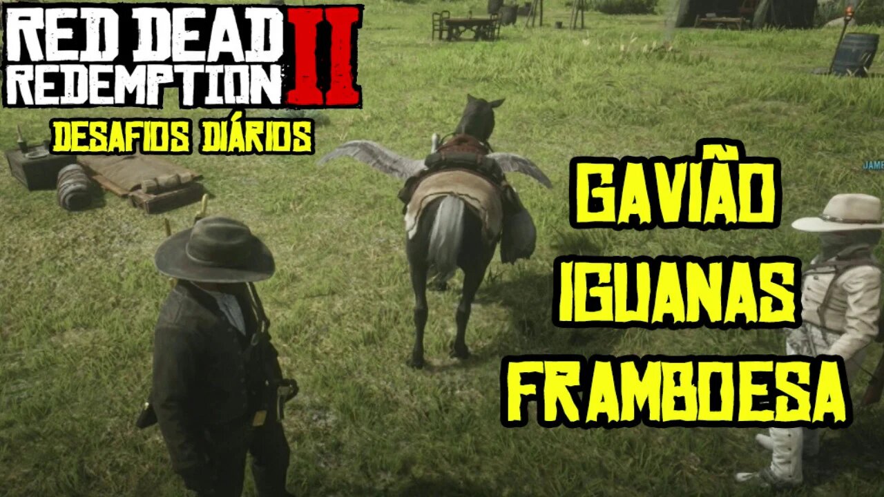 RED DEAD ONLINE 2, DESAFIOS DIÁRIOS IGUANA, GAVIÃO E MAIS