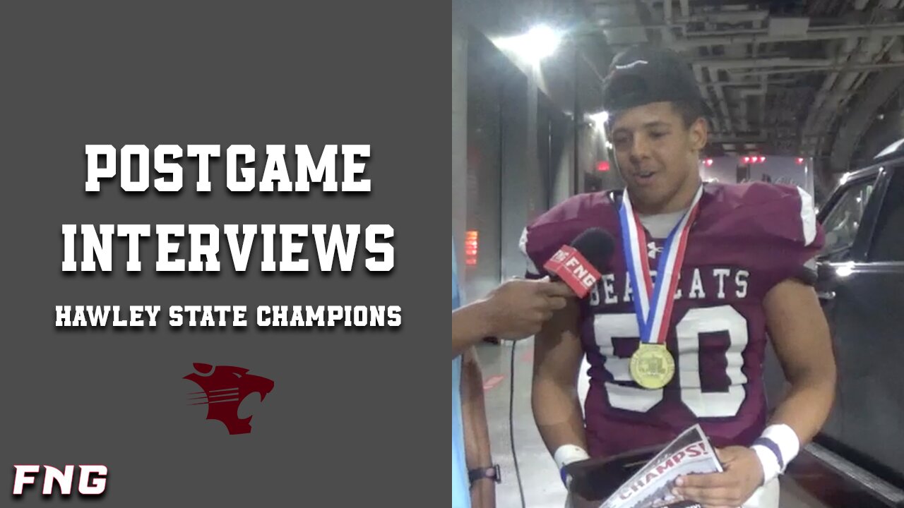 Hawley Rolls Over Refugio 54-28 To Win Their First State Title