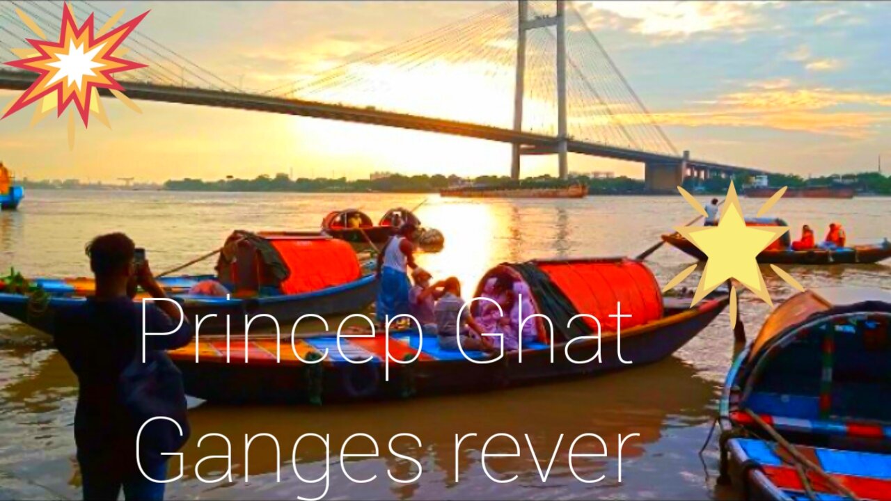 KOLKATA PRINCEP GHAT GANGES REVER