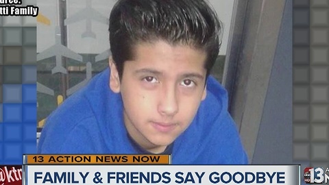 Funeral for 13-year-old shot seven times in the back