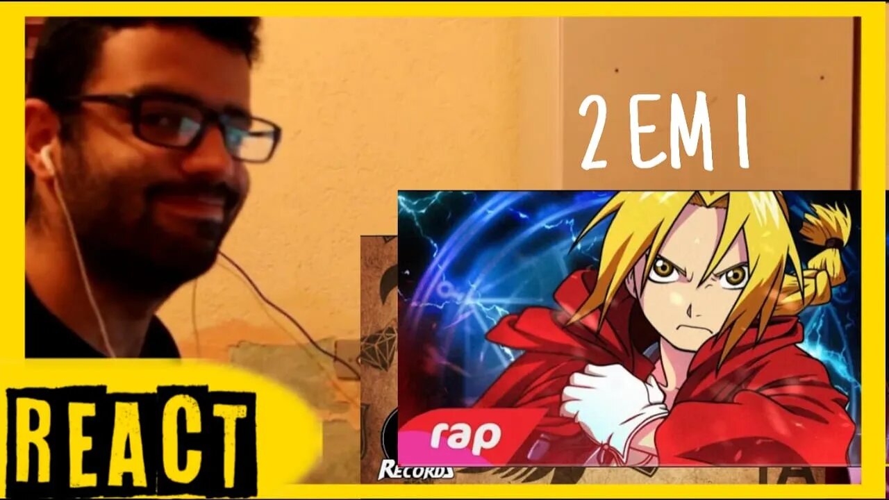 2 Reacts em 1 Rap do Edward Elric/ALQUIMISTA