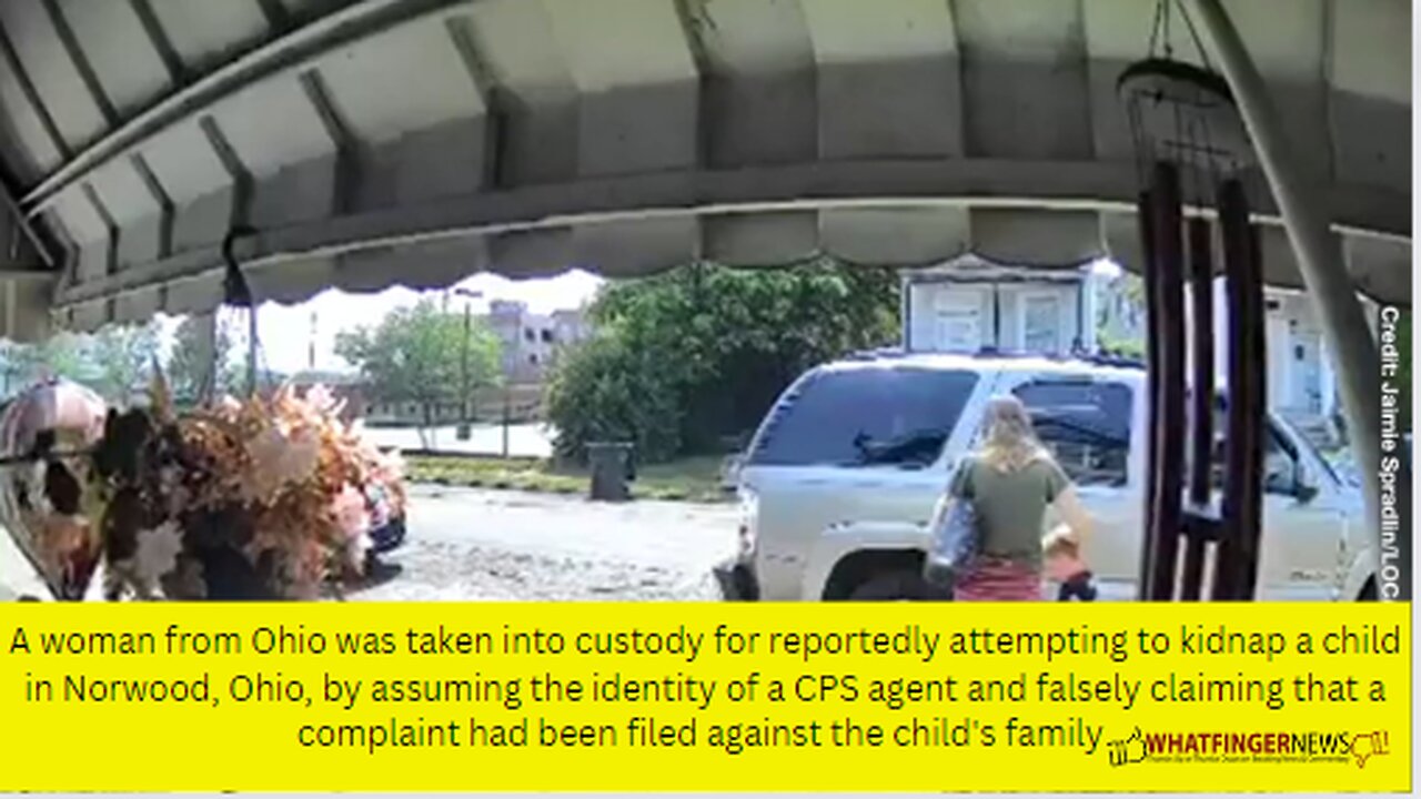 A woman from Ohio was taken into custody for reportedly attempting to kidnap a child