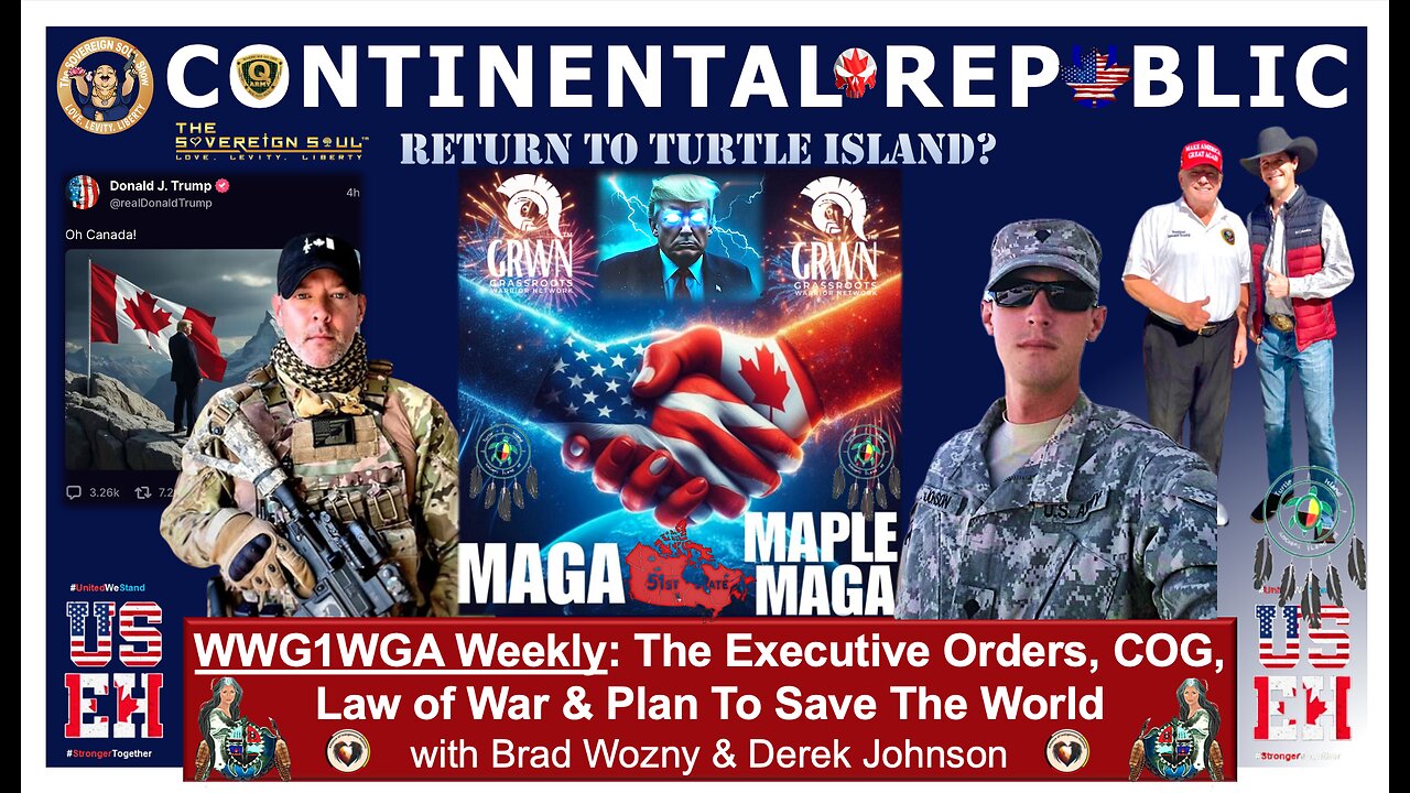 Trumps MAGA Takes out [DS] Strongholds, Turtle Island, GEN Flynn & More w/Derek Johnson, Brad Wozny